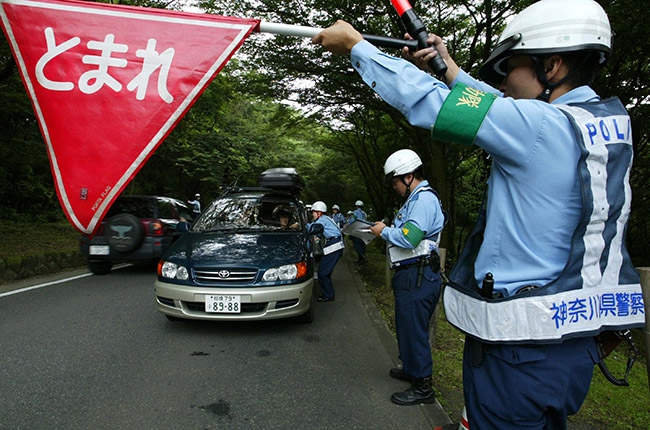 Штрафы за нарушение ПДД в Японии
