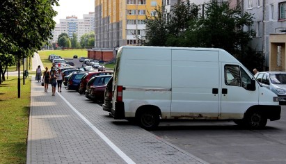 велодорожки в гродно заняты припаркованными авто