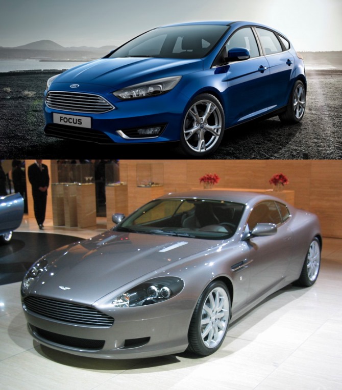 Новый Ford Focus позаимствовал решетку радиатора у Aston Martin
